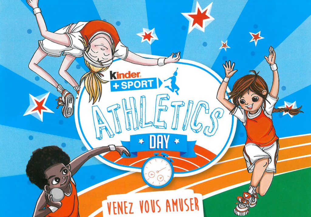 G2A Kinder Athlétic Day au stade Pierre Fournier à Soyaux