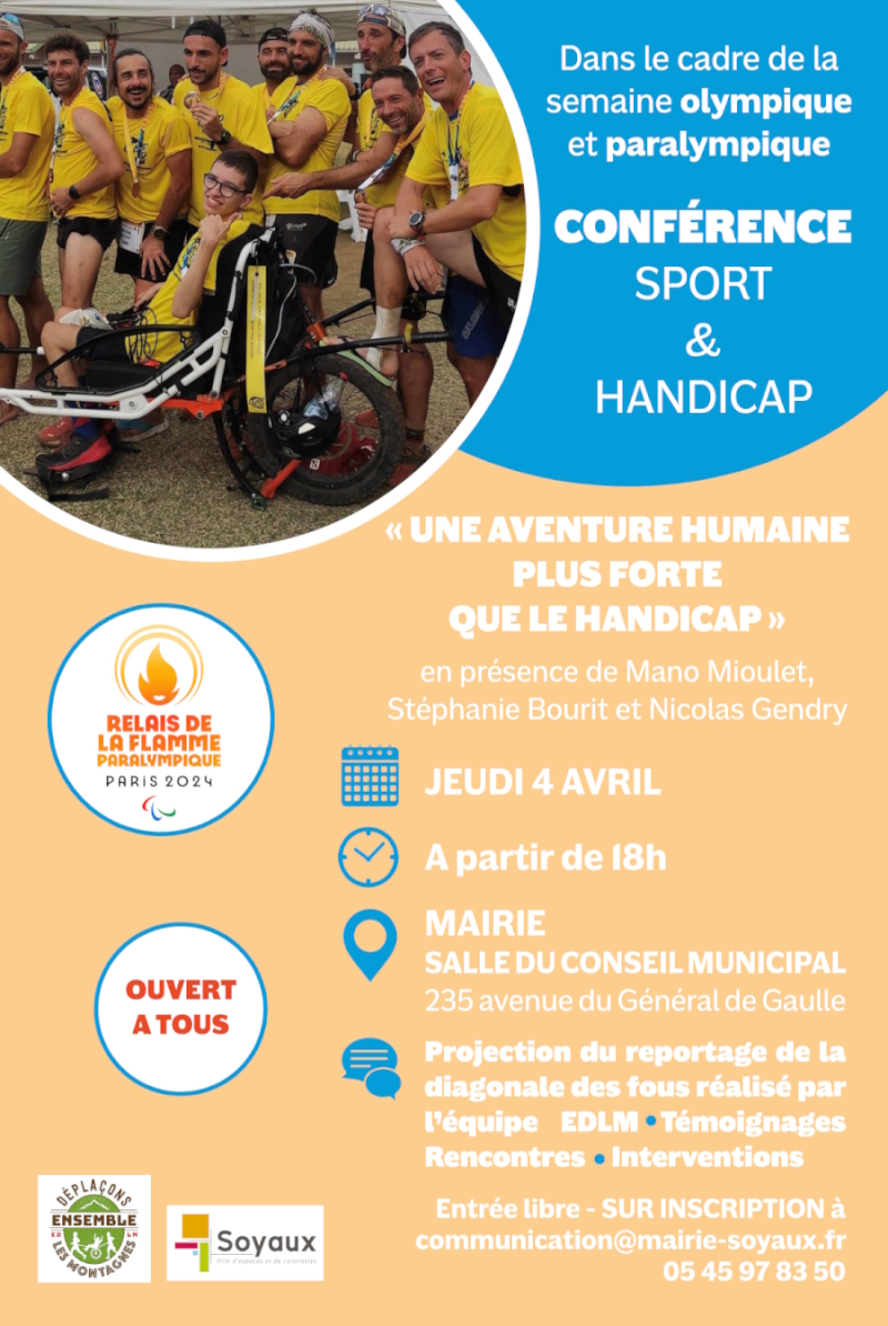 Conférence sport et handicap du 4-04-2024