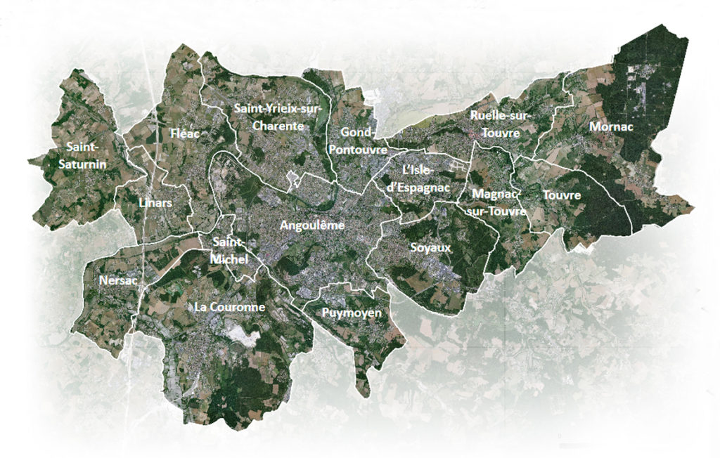 PLUi GrandAngoulême - Carte