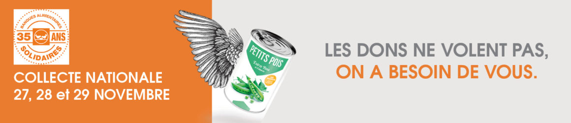 Collecte nationale : la Banque Alimentaire de la Charente a besoin de vous !