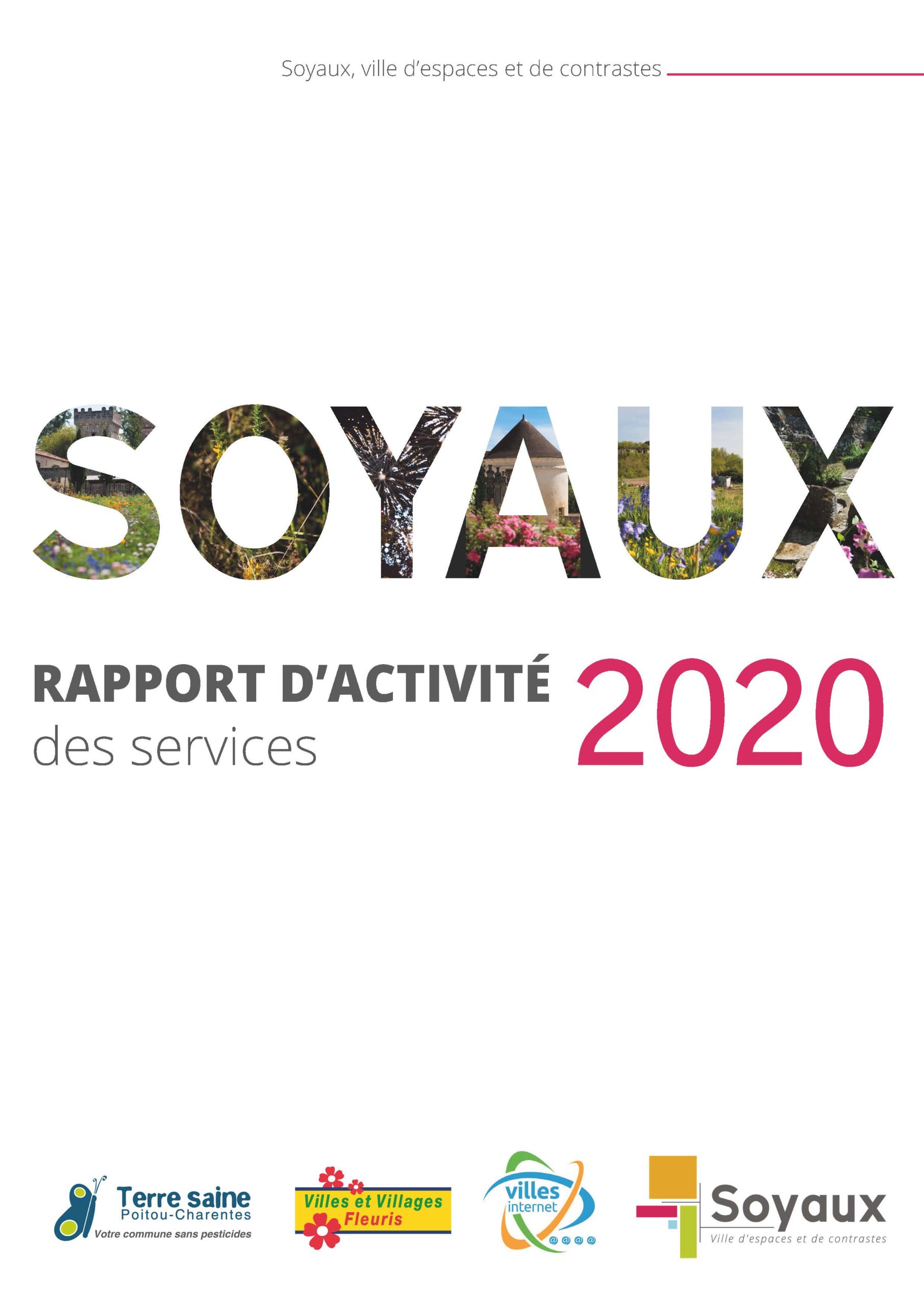 Page de couverture Rapport_d'activité_2020