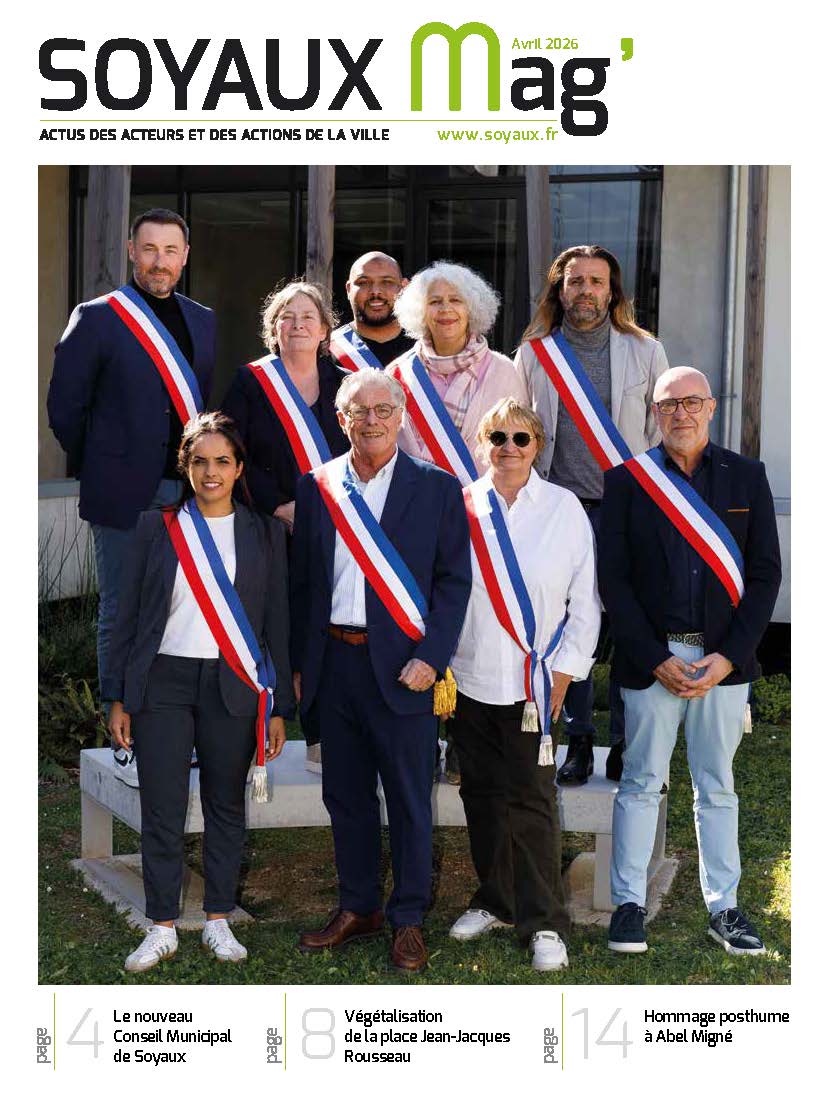 page de couverture Soyaux Mag' d'avril 2026